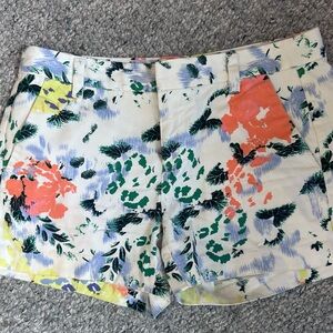 GAP High Waist Floral Women's Shorts - Multicolor